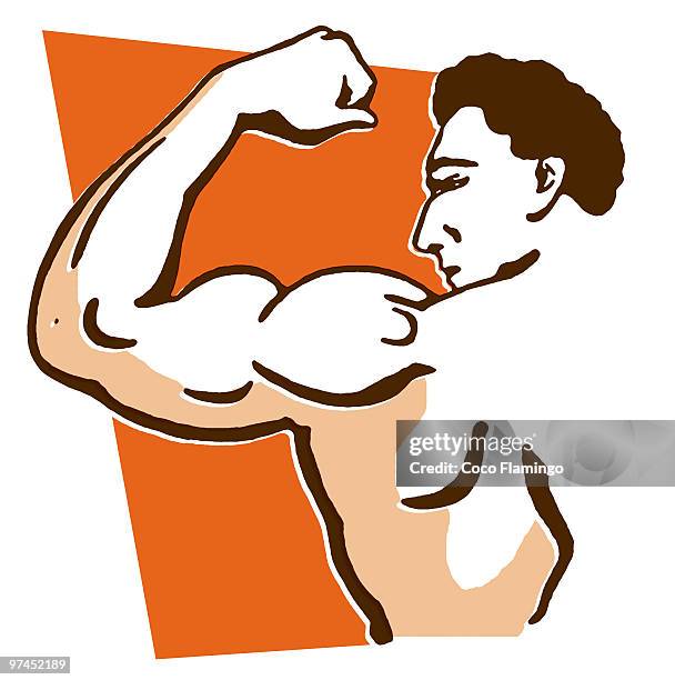 Built Men Drawing 144 Male Body Builder Drawing Stock Photos, High-Res Pictures, and ...