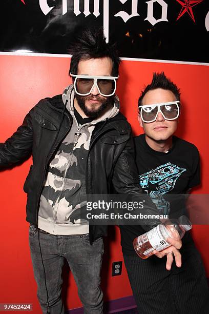 Pete Wentz and Mark Hoppus hosted a 98.7 IMAX¨ 3D screening of DisneyÕs "Alice in Wonderland" Thursday night, March 04, 2010 at the AMC Citywalk IMAX...