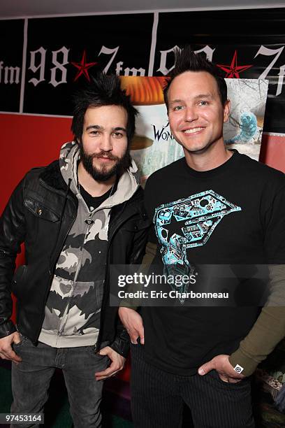 Pete Wentz and Mark Hoppus hosted a 98.7 IMAX¨ 3D screening of DisneyÕs "Alice in Wonderland" Thursday night, March 04, 2010 at the AMC Citywalk IMAX...