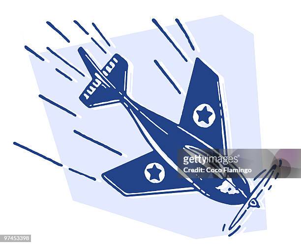 a vintage plane - propeller plane stock-grafiken, -clipart, -cartoons und -symbole
