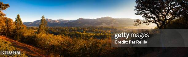 sonoma valley sunrise - pat reilly foto e immagini stock