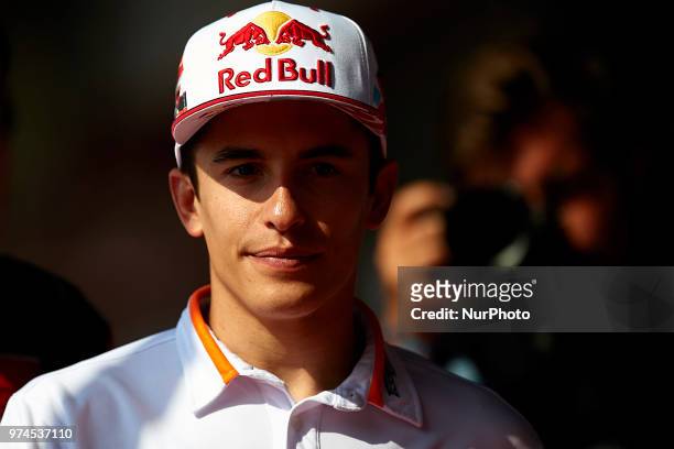Marc Marquez of Spain and Repsol Honda Teamduring the press conference before of the Gran Premi Monster Energy de Catalunya, Circuit of Catalunya,...