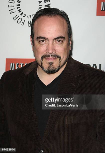 Actor David Zayas attends the "Dexter" event at the 27th annual PaleyFest at Saban Theatre on March 4, 2010 in Beverly Hills, California.