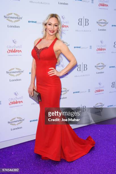 Kristina Rhianoff attends The Caudwell Children Butterfly Ball at Grosvenor House, on June 14, 2018 in London, England.