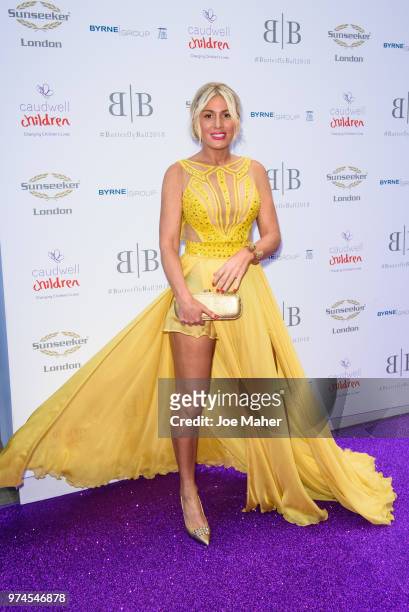 Hofit Golan attends The Caudwell Children Butterfly Ball at Grosvenor House, on June 14, 2018 in London, England.