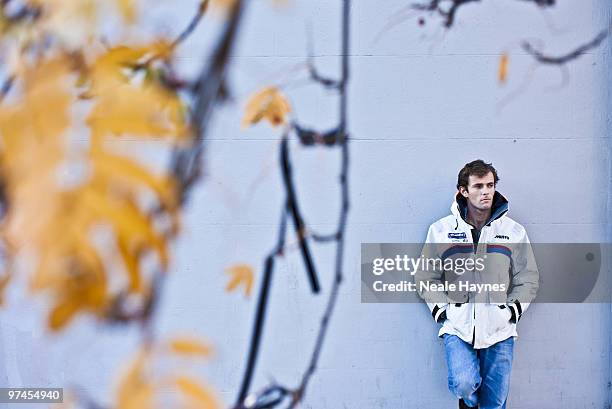 Wind surfung champion Nick Dempsey poses for a portrait shoot in London, November 2, 2009.