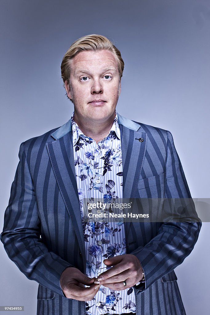 Tv presenter Olly Smith poses for a portrait shoot in Lewes, December