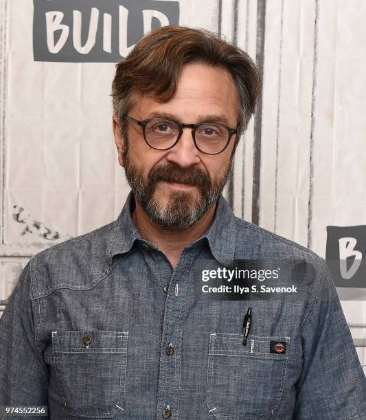 Actor Marc Maron visits Build Series to promote "GLOW" at Build Studio on June 14, 2018 in New York City.