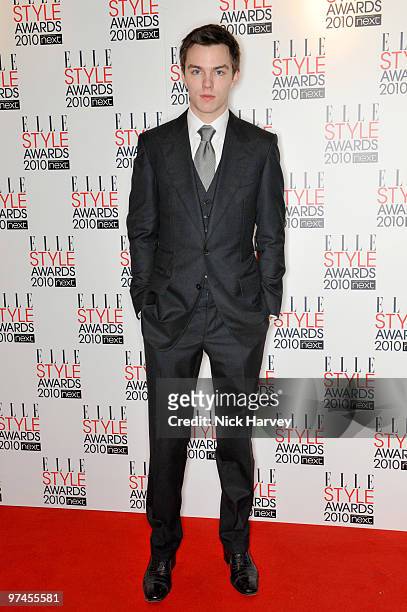 Nicholas Hoult attends the ELLE Style Awards 2010 at Grand Connaught Rooms on February 22, 2010 in London, England.