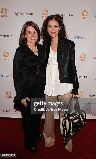 Actress Amy Brenneman arrives at the "Half The Sky" Los Angeles Screening at AMC Century City 15 theater on March 4, 2010 in Century City, California.