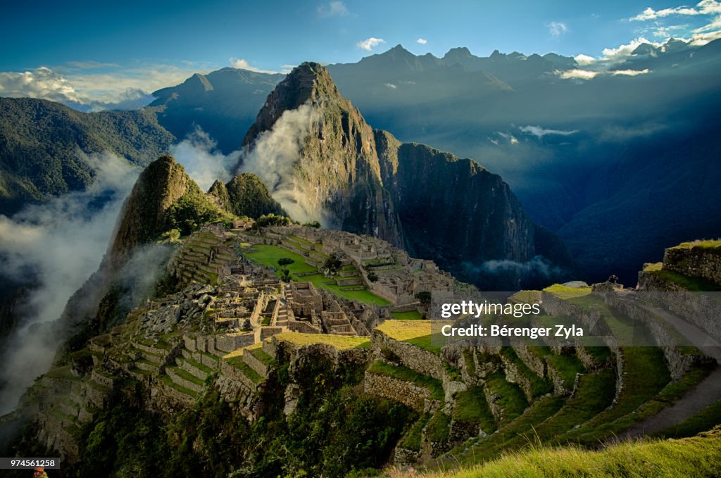 Majestic mountain landscape, Machu Picchu, Peru