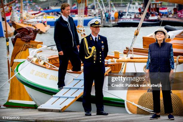 Princess Beatrix of The Netherlands attends a celebration for the 100th anniversary of the Zuiderzeewet on June 14, 2018 in Lelystad, Netherlands....