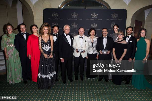 Princess Madeleine of Sweden, Prince Daniel of Sweden, Princess Victoria of Sweden, Chloe Trujillo, Robert Trujillo, King Carl XVI Gustaf of Sweden,...