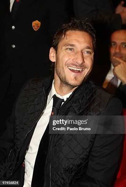 Francesco Totti of AS Roma attends the Candidature For Rome 2020 Summer Olympic Games at Auditorim Palace on March 5, 2020 in Rome, Italy.