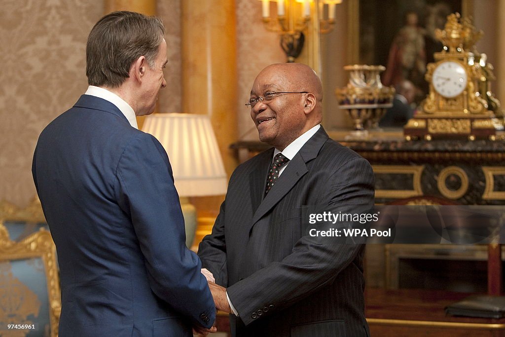 The President Of The Republic Of South Africa Makes A State Visit To The UK