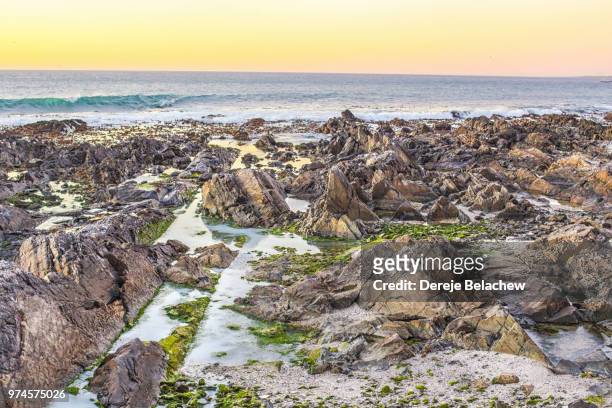 the atlantic ocean coast in south africa - south atlantic ocean stock pictures, royalty-free photos & images