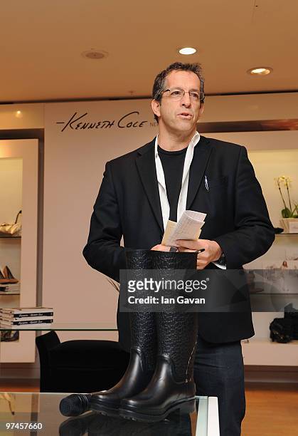 Designer Kenneth Cole makes a personal appearance at the House of Fraser department store, Oxford Street, on March 5, 2010 in London, England.