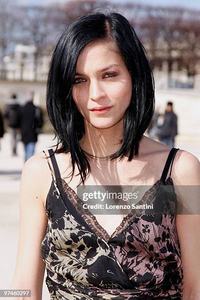 Leigh Lezark attends the Christian Dior Ready to Wear show as part of the Paris Womenswear Fashion Week Fall/Winter 2011 at Espace Ephemere Tuileries...