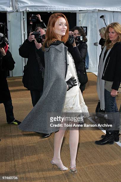 Audrey Marnay attends the Christian Dior Ready to Wear show as part of the Paris Womenswear Fashion Week Fall/Winter 2011 at Espace Ephemere...