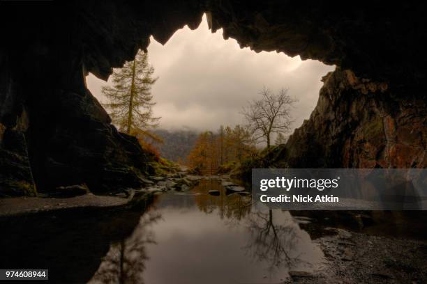 rydal cave - rydal stock pictures, royalty-free photos & images