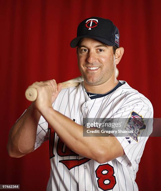 Nick Punto of the Minnesota Twins poses during photo day at Hammond Stadium on March 1, 2010 in Ft. Myers, Florida.