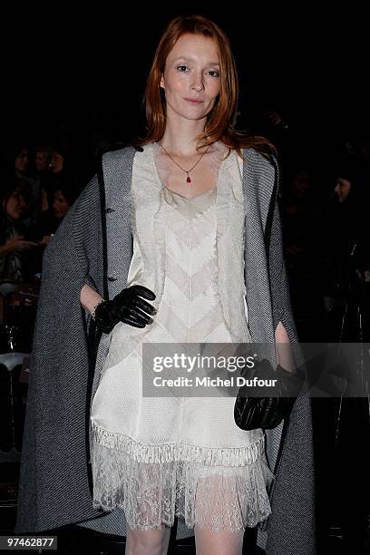 Audrey Marnay attends the Christian Dior Ready to Wear show as part of the Paris Womenswear Fashion Week Fall/Winter 2011 at Espace Ephemere...