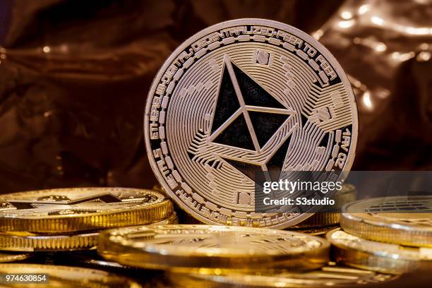 As a visual representation of the digital Cryptocurrency, Ethereum, on June 13, 2018 in Hong Kong, Hong Kong. According to CoinDesk, the Ethereum...
