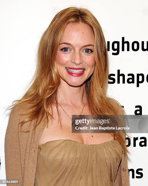 Heather Graham attends the at ManifestEquality on March 3, 2010 in Hollywood, California.