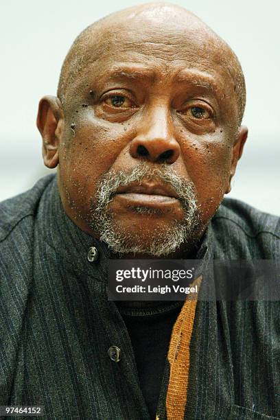 Louis Gossett Jr. Attends the House Oversight and Government Reform hearing on prostate cancer at the Rayburn House Office Building on March 4, 2010...