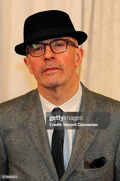 Director Jacques Audiard attends the Academy Awards Foreign Language Film Award directors photo op at the Kodak Theatre on March 5, 2010 in...