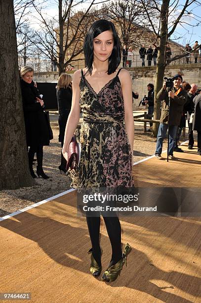 Leigh Lezark attends the Christian Dior Ready to Wear show as part of the Paris Womenswear Fashion Week Fall/Winter 2011 at Espace Ephemere Tuileries...