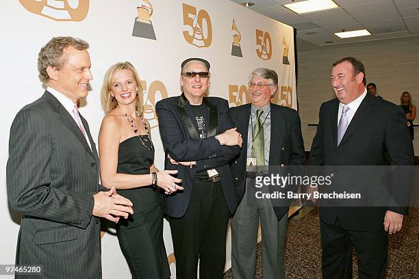 Bob Sirott, Tera Healy, Rick Neilsen, Robin McBride and Joe Shanahan at The Recording Academy Honors at the Hyatt Regency on October 11, 2007 in...