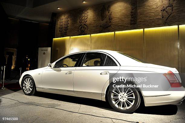 General view of atmosphere at the Maybach at the 3rd Annual Pre-Oscar Hollywood Domino Gala Benefitting Artists for Peace and Justice at Bar 210 at...