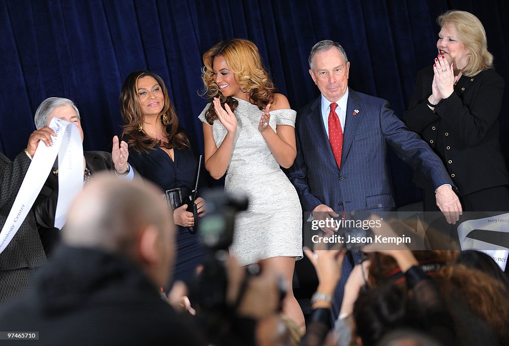 Beyonce Cosmetology Center Unveiling At Phoenix House