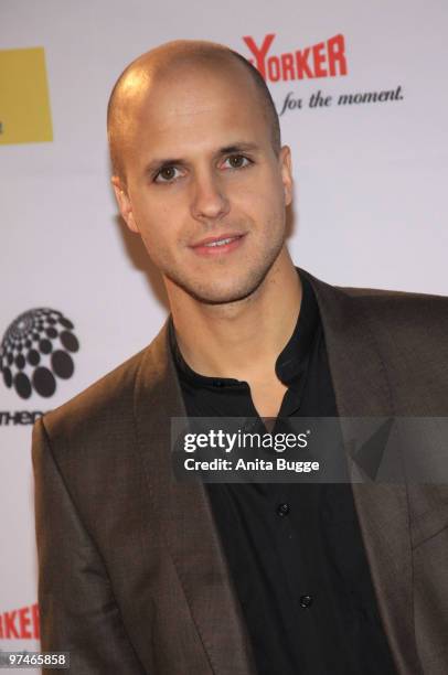 Belgian singer Milow arrives to the "The Dome" music event on March 5, 2010 in Berlin, Germany.