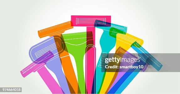 Disposable Razor Pattern Free Disposable Plastic Razors High-Res Vector Graphic - Getty Images