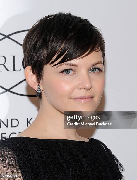 Actress Ginnifer Goodwin arrives at the Everlon Diamond Knot Collection Luncheon celebrating Academy Award Nominee Carey Mulligan at Chateau Marmont...