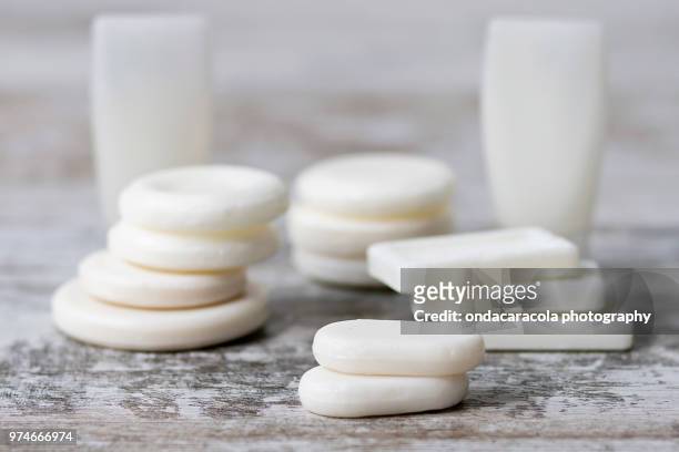 pieces of soap - bar soap stock pictures, royalty-free photos & images
