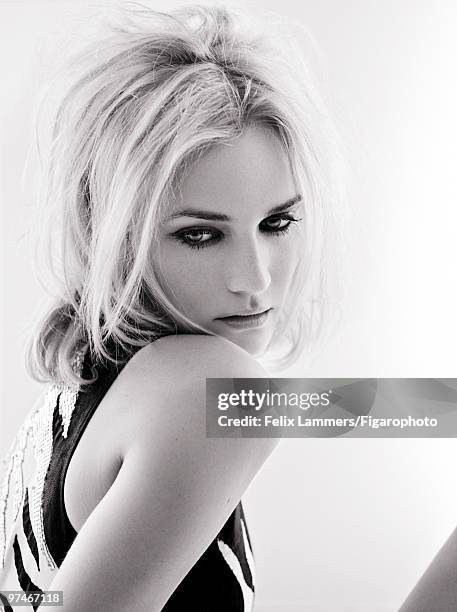Actress Diane Kruger poses at a portrait session for Madame Figaro Magazine in 2008. PUBLISHED IMAGE. CREDIT MUST READ: Felix...