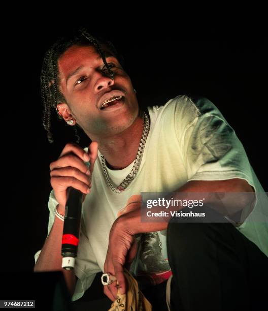 Rocky performs on the Valley stage on day one of the Parklife Festival at Heaton Park on June 9, 2018 in Manchester, England.