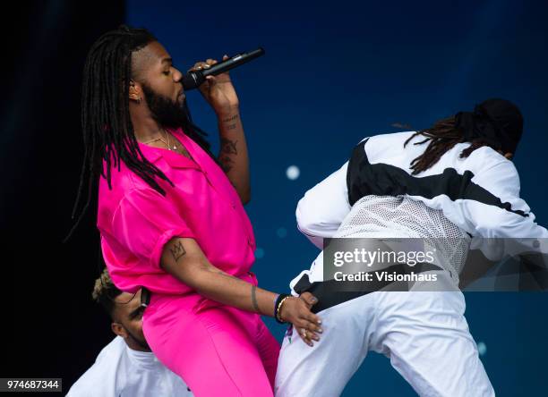 Performs on the Parklife stage on day one of the Parklife Festival at Heaton Park on June 9, 2018 in Manchester, England.