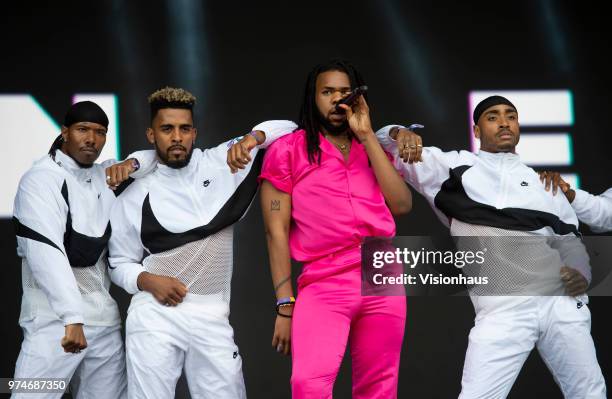 Performs on the Parklife stage on day one of the Parklife Festival at Heaton Park on June 9, 2018 in Manchester, England.