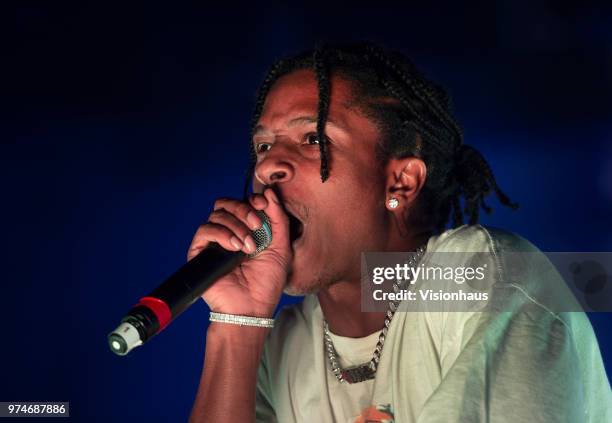 Rocky performs on the Valley stage on day one of the Parklife Festival at Heaton Park on June 9, 2018 in Manchester, England.