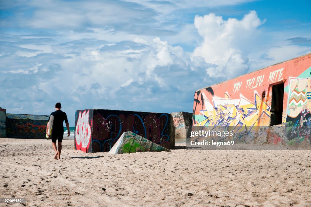 Blockhaus/地堡在法國海灘, 大西洋