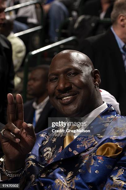 All Star Saturday Night: Closeup of former player Darryl Dawkins during All-Star Weekend at American Airlines Center. Dallas, TX 2/13/2010 CREDIT:...