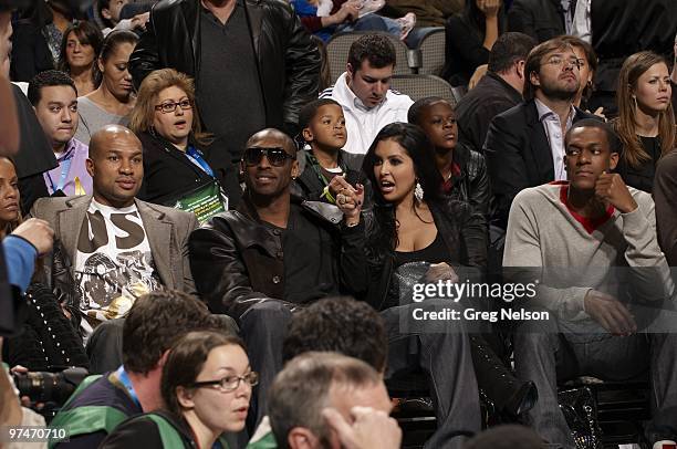 All Star Saturday Night: Los Angeles Lakers Kobe Bryant and wife Vanessa during All-Star Weekend at American Airlines Center. Dallas, TX 2/13/2010...