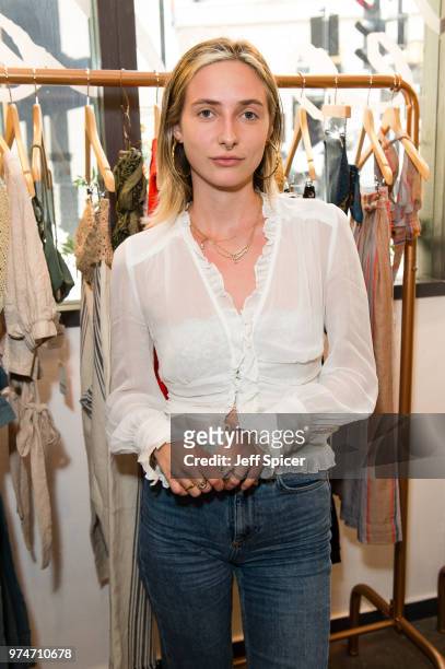 Stylist Dylan Weller attends the Free People 'Endless Summer' Pop-up Experience launch on June 14, 2018 in London, England.
