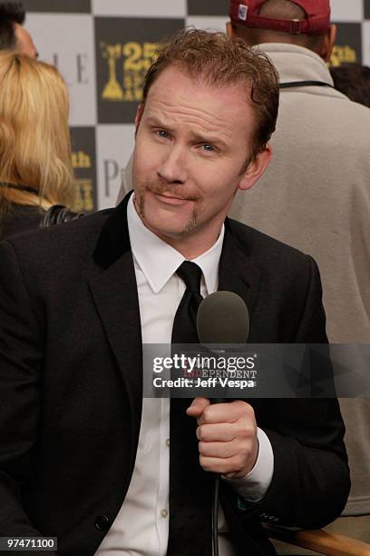 Director Morgan Sperlock arrives at the 25th Film Independent Spirit Awards held at Nokia Theatre L.A. Live on March 5, 2010 in Los Angeles,...