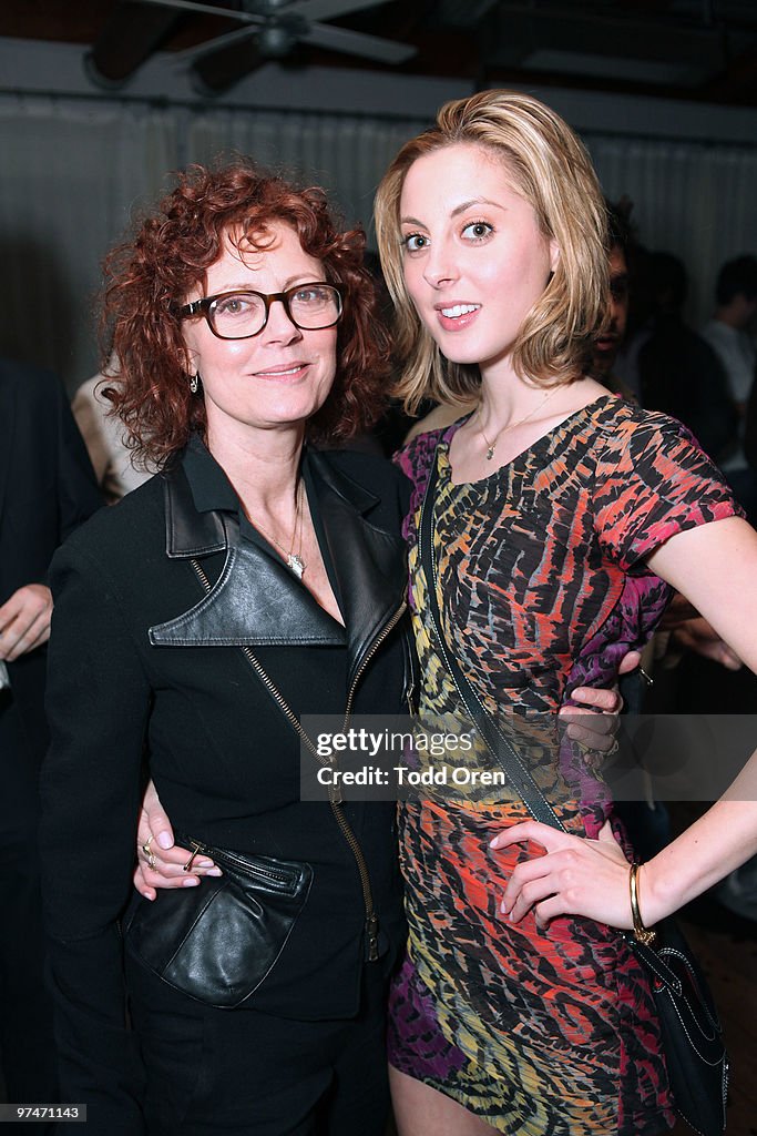 Pre-Oscar Ping Pong Party Hosted By Susan Sarandon And Spin New York