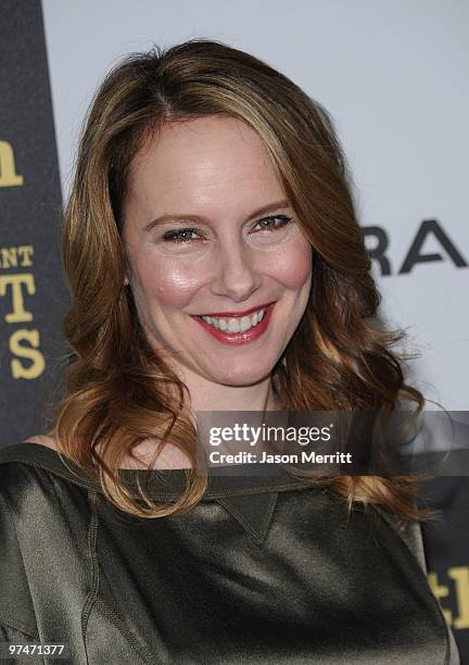 Actress Amy Ryan arrives at the 25th Film Independent's Spirit Awards held at Nokia Event Deck at L.A. Live on March 5, 2010 in Los Angeles,...